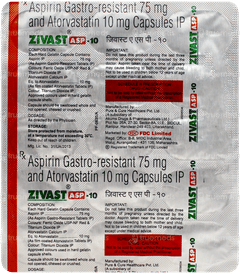 Zivast Asp 10 Capsule 15 Zivast Asp 10 Capsule 15